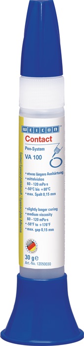 WEICON Cyanacrylatklebstoff Contact VA 100 30g farblos Pen-System WEICON - Vorteilspack