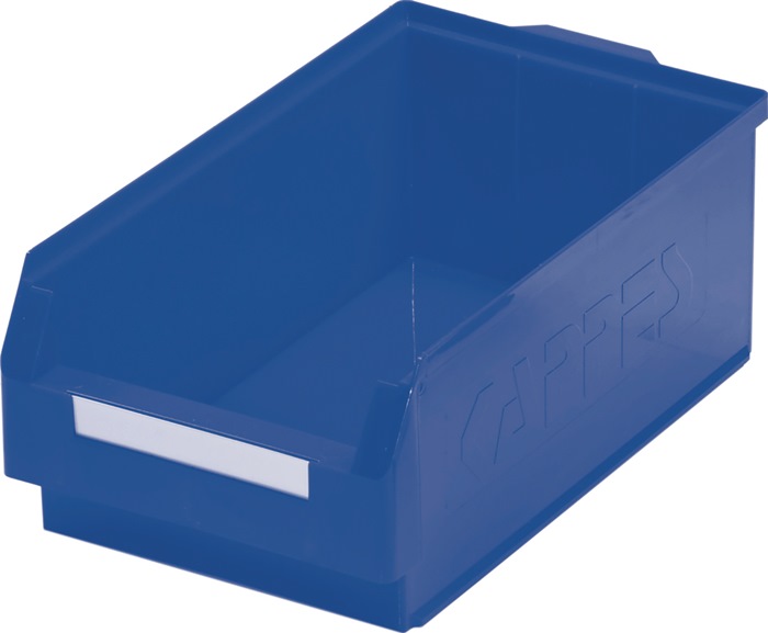 RASTERPLAN Sichtlagerkasten L500xB300xH200mm PE blau RASTERPLAN