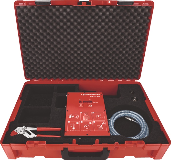 ROTHENBERGER Prüfkompressor Arbeitsbereich 0,15 - 3 bar