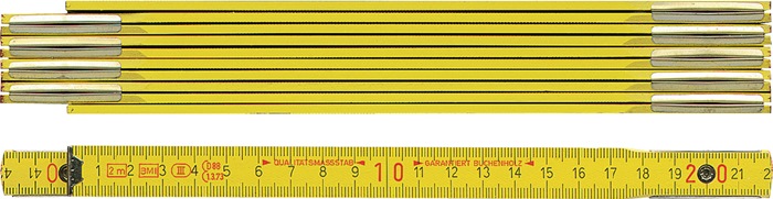 BMI Gliedermaßstab Länge 1 m Breite 16 mm