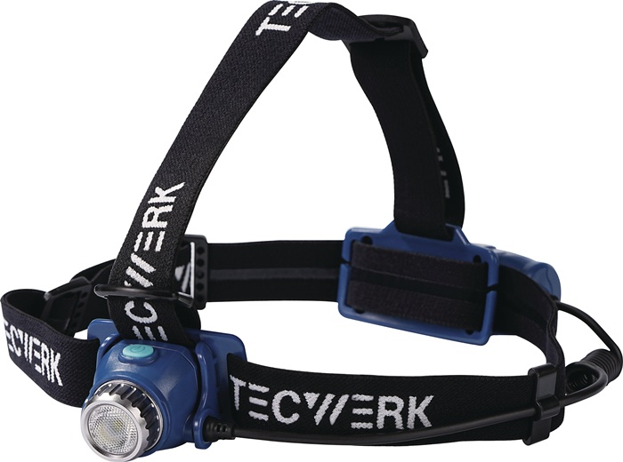TECWERK LED-Kopfleuchte 3,7 V 2600 mAh