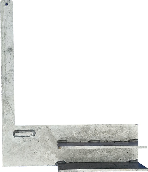 OXFORD Geländerhalterung B270xH120xL400mm Metall f.RoadPlate 23/05 OXFORD