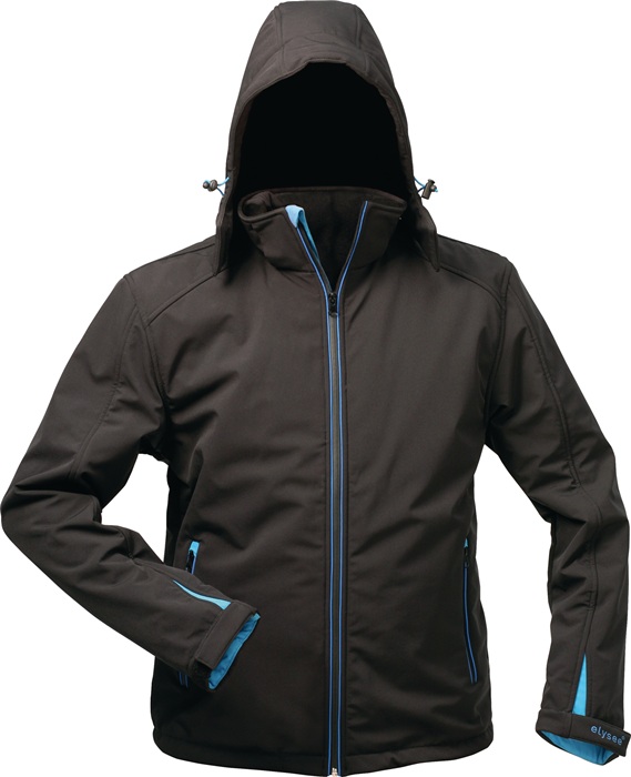 ELYSEE Wintersoftshelljacke Uranos Gr.S schwarz/blau ELYSEE
