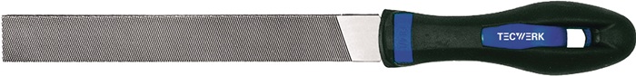 TECWERK Werkstattfeile DIN 7261 L.200mm Q.20x5mm Hieb 1 Flachstumpf 2K-Ergo TECWERK
