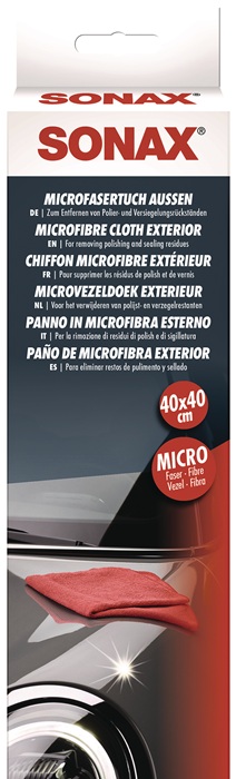 SONAX MicrofaserTuch rot - Vorteilspack