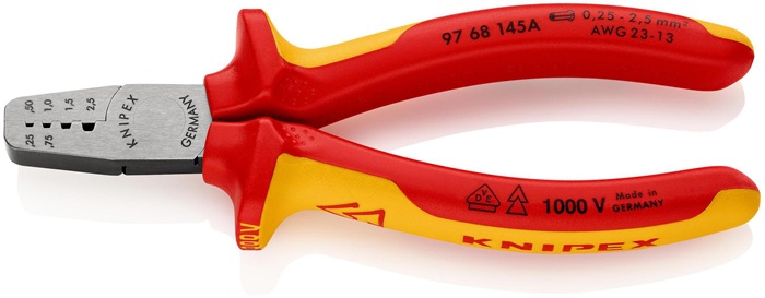 KNIPEX Aderendhülsenzange Gesamtlänge 145 mm
