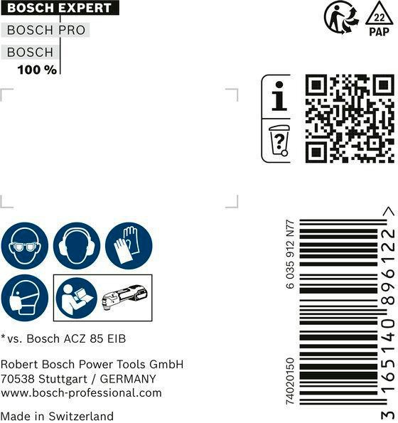 BOSCH Segmentsägeblatt D. 105 mm