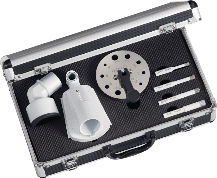 CARAT Fliesenbohrer-Set Ø 6, 8, 10, 12 mm