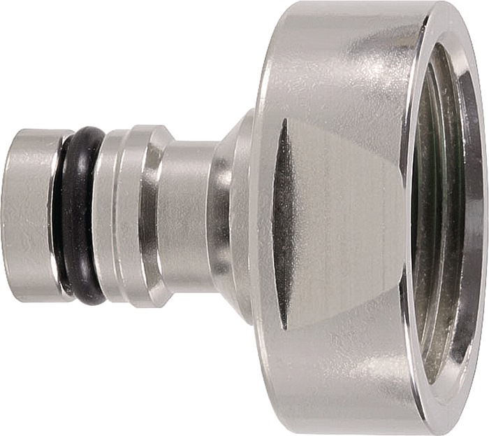 GEKA Hahnstecker Messing vernickelt - Vorteilspack