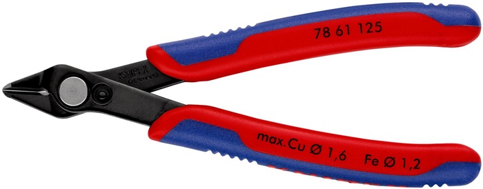 KNIPEX Elektronik-Seitenschneider Super-Knips® L.125mm Spezialwerkzeugstahl brün.KNIPEX