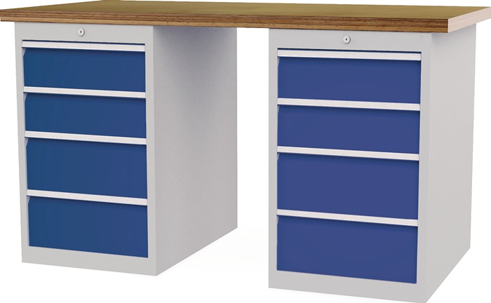 Werkbank B1500xT750xH859mm Buche-Multiplex