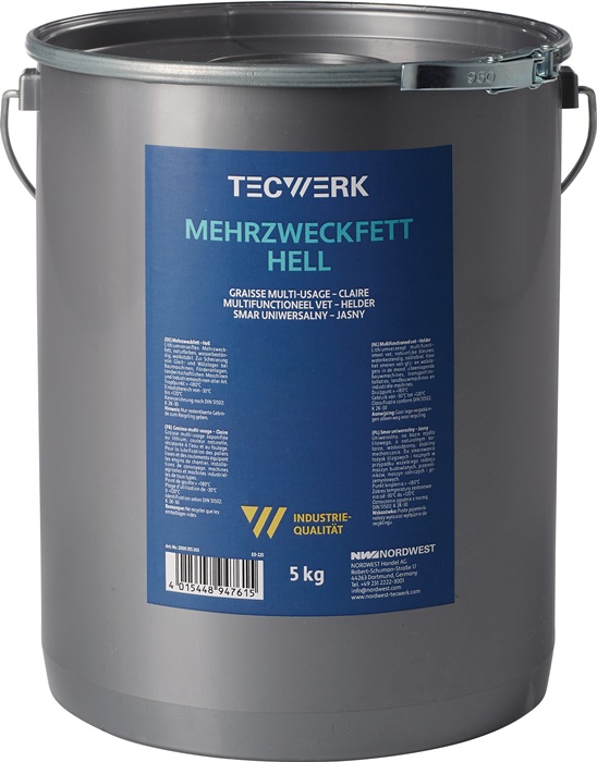 TECWERK Mehrzweckfett 5 kg hell