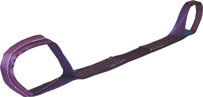TECWERK Hebeband DIN EN 1492-1 L.1m violett Tragf.einf.1000kg TECWERK