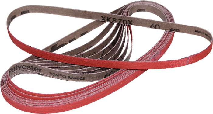 VSM Schleifband XK870F L.760mm B.40mm K.120 f.STA/Titan/NE Keramikkorn VSM - Vorteilspack