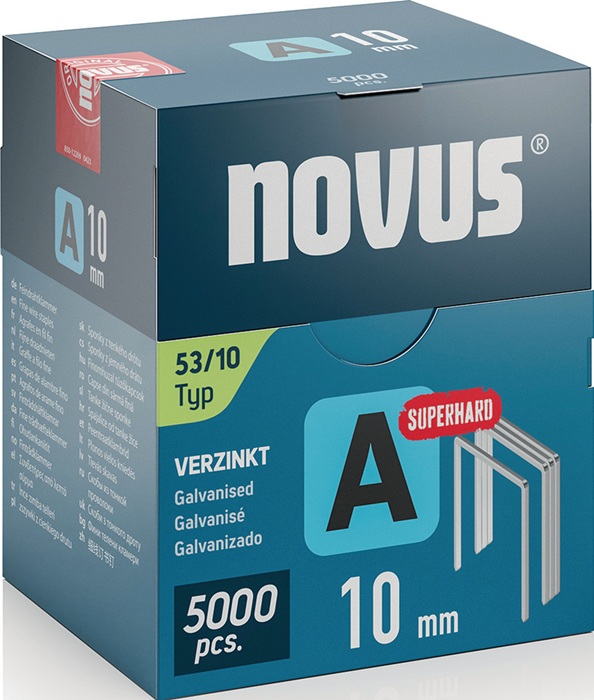 NOVUS Feindrahtklammer Klammerbreite 11,3 mm