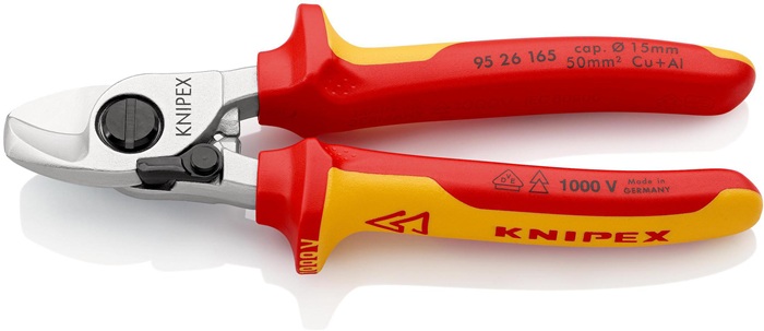 KNIPEX Kabelschere Länge 165 mm