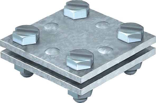 SCHUMACHER Kreuzverbinder flach/flach 30 mm - Vorteilspack