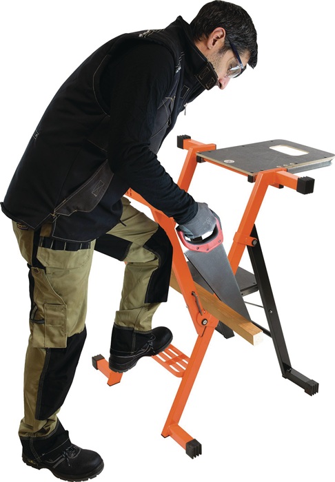 MONDELIN Trittleiter MULTI-X Stufen 2 Plattform-H.470mm MONDELIN