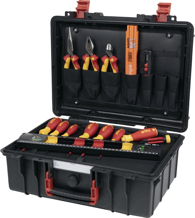 WIHA Werkzeugsortiment Basic Set L electric 45530 17-tlg.im Schutzkoffer WIHA