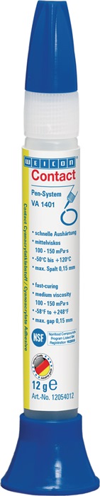 WEICON Cyanacrylatklebstoff VA 1401 12g farblos,klare Flüssigkeit Pen-System WEICON - Vorteilspack