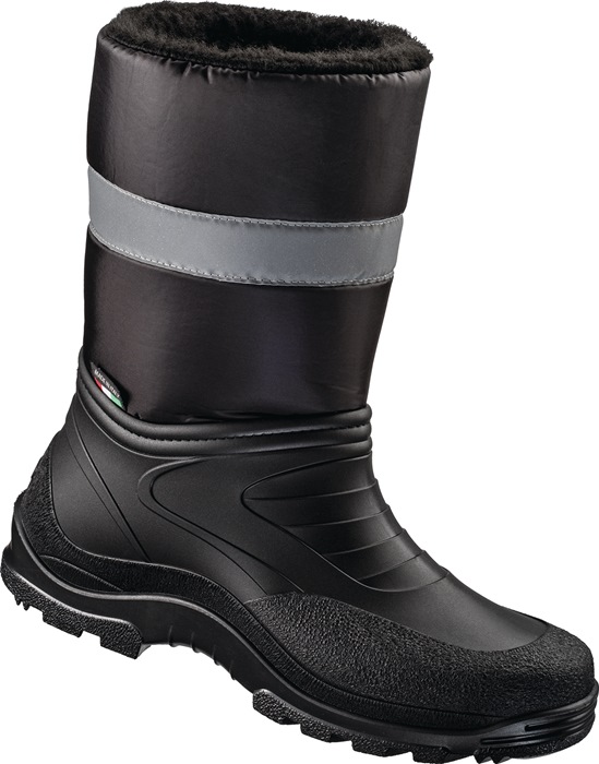 EUROMAX Winterschlupfstiefel Skagen Gr.40 schwarz PVC/PA m.Reflexstreifen EUROMAX