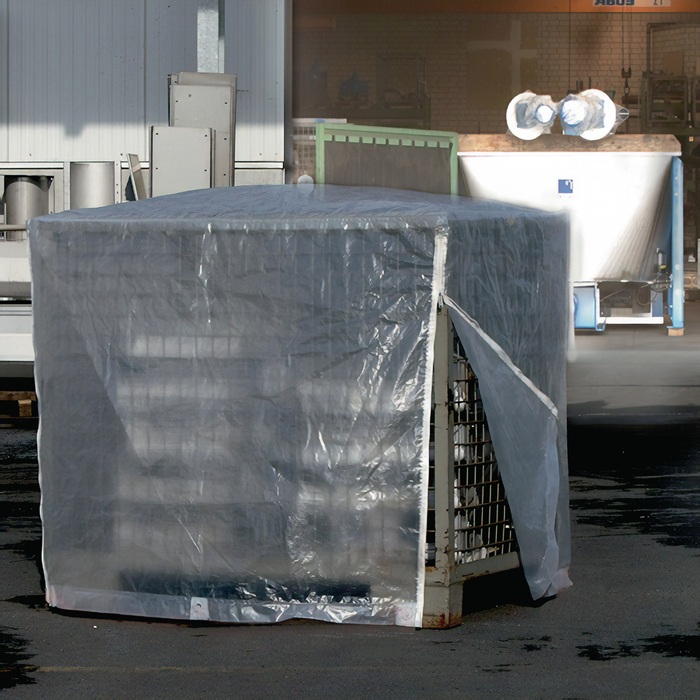 Gitterboxabdeckhaube Breite 850 x Länge 1250 mm