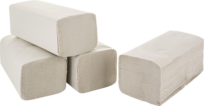 ELOS Falthandtuch 2-lagig weiß