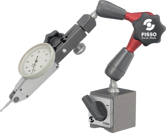 FISSO Magnetmessstativ Aktionsradius 130 mm Gesamthöhe 220 mm