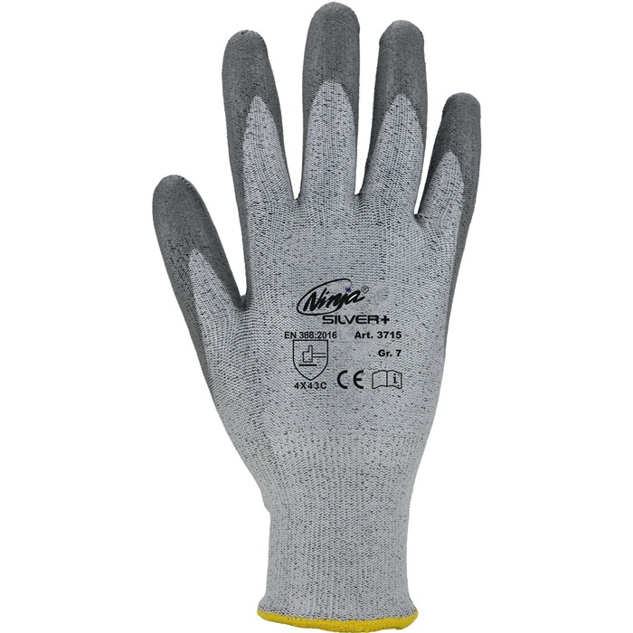 ASATEX Schnittschutzhandschuhe Ninja Gr.8 grau EN 388 PSA II 12 PA - Vorteilspack