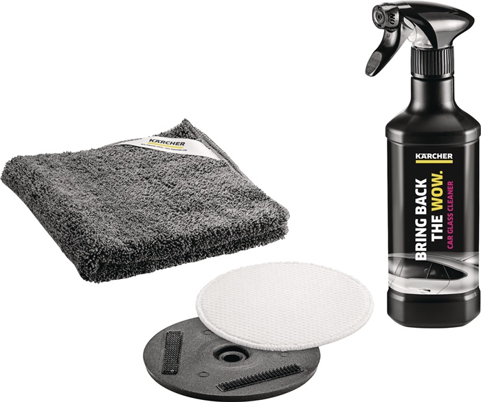 KÄRCHER Autoscheibenreinigungs-Set schwarz 4-teilig