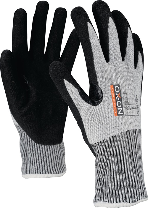 OX-ON Schnittschutzhandschuhe Cut Supreme 9604 Gr.8 schwarz/grau/weiß EN388,EN420 - Vorteilspack