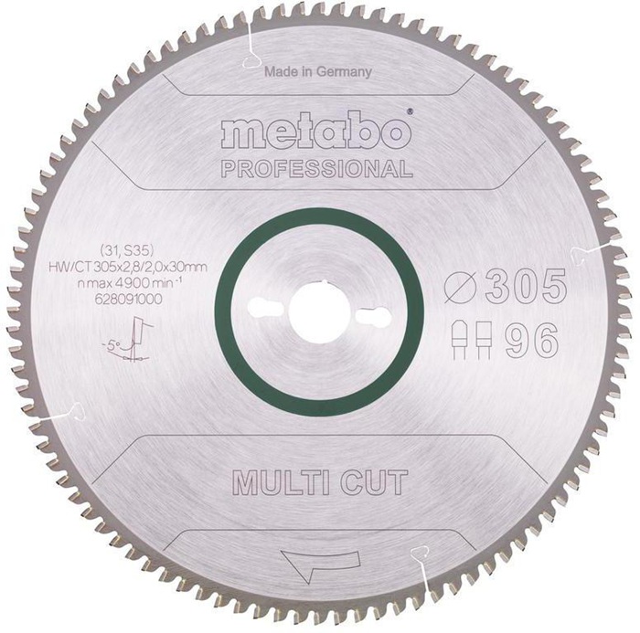 METABO Kreissägeblatt D305xSchnitt-B.2,8xBohrung30mm 96Zähne