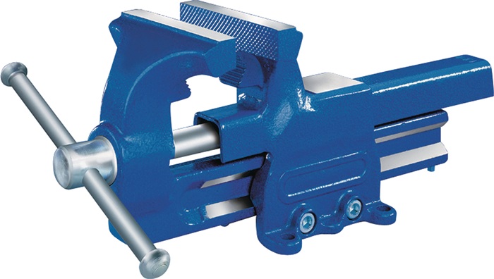 TECWERK Parallelschraubstock Backen-B.100mm Spann-W.125mm geschm.TW