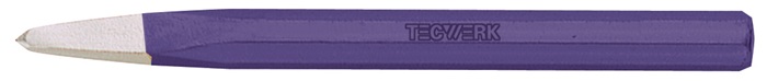 TECWERK Fliesenmeißel spitz Schaft-Q.8mm 100mm CV-Stahl TECWERK