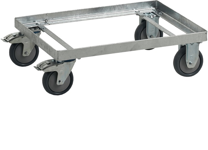 CRAEMER Fahrgestell Stahl, verzinkt eckig