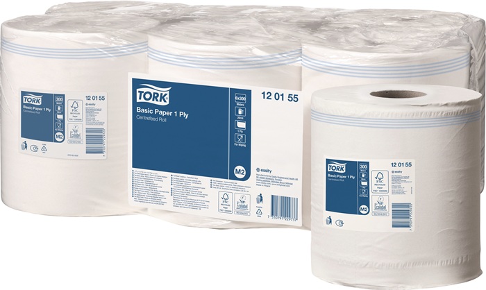 TORK Handtuchrolle Standard, 1-lagig, unperforiert - Vorteilspack