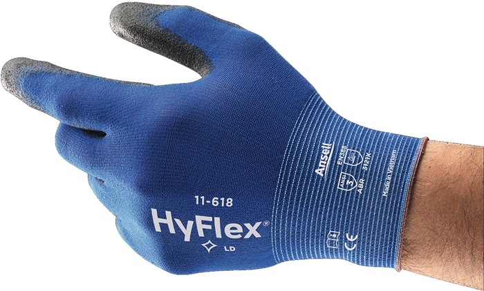 ANSELL Handschuhe Größe 10 blau/schwarz - Vorteilspack