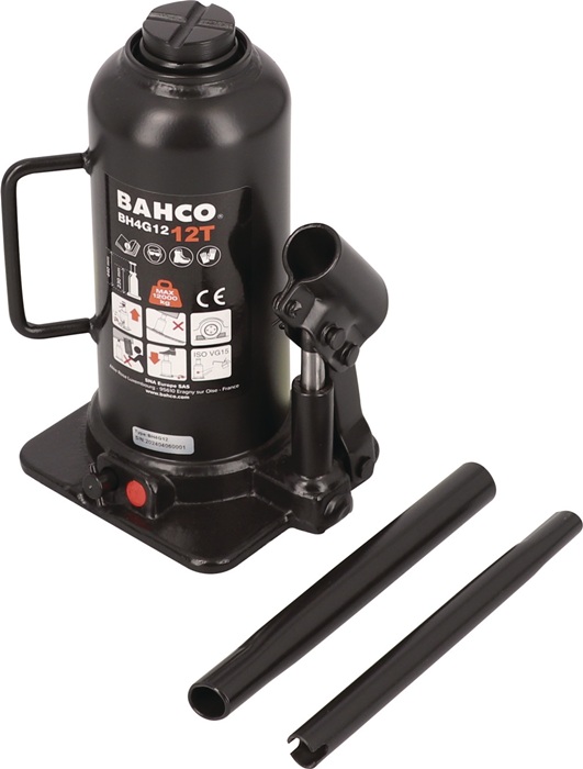 BAHCO Flaschenwagenheber Tragfähigkeit 12 t Hub 440 mm
