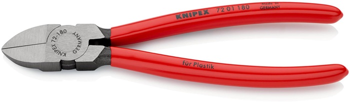 KNIPEX Seitenschneider für Kunststoffe Länge 180 mm