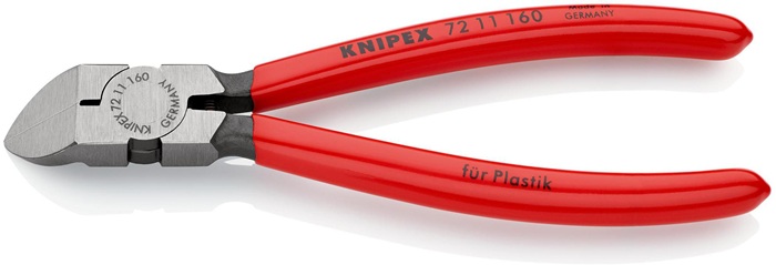 KNIPEX Seitenschneider für Kunststoffe Länge 160 mm