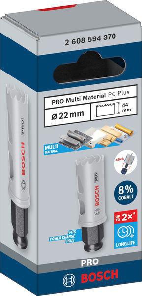 BOSCH Lochsäge PRO Multi Material PC Plus D.22mm