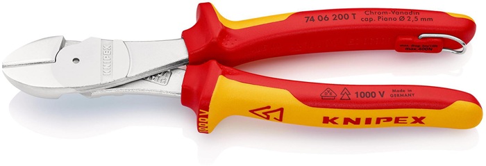 KNIPEX Kraftseitenschneider Länge 200 mm