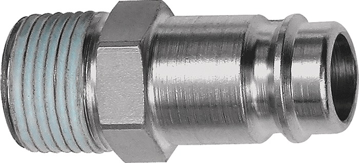RIEGLER Stecknippel Stahl gehärtet/vern. Stecker DN 10 - Vorteilspack