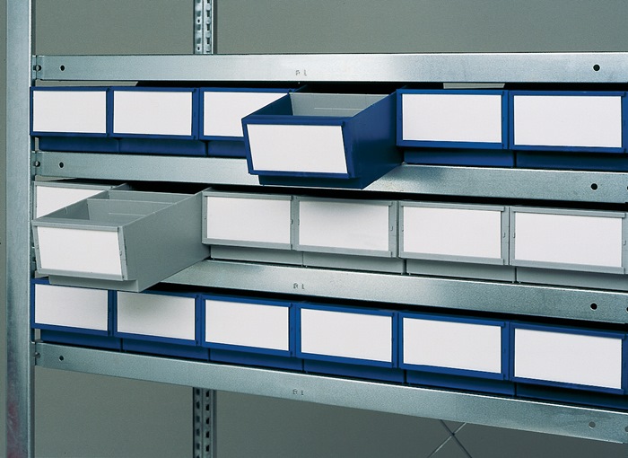 LA-KA-PE Etikett weiß für Regalkästen