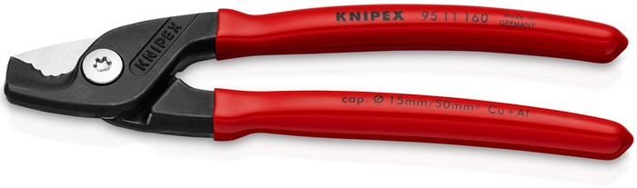 KNIPEX Kabelschere Länge 160 mm