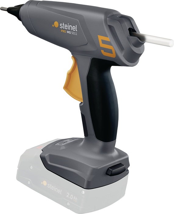 STEINEL Akku-Heißklebepistole MobileGlue 5011 Solo 18 V 130 / 200 °C 2
