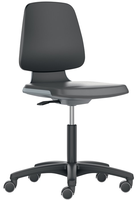 BIMOS Arbeitsdrehstuhl Labsit Rl.Sitzschale anth.Integralschaum schwarz