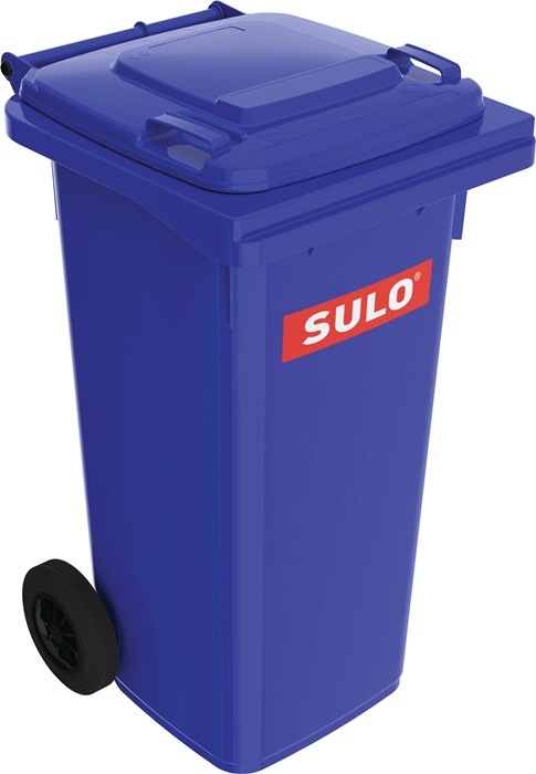 SULO Müllgroßbehälter 120 l HDPE blau - Vorteilspack