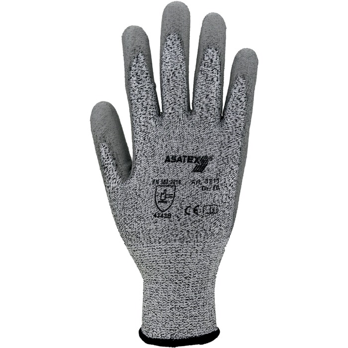 ASATEX Schnittschutzhandschuhe Gr.8 grau EN 388 PSA II 10 PA - Vorteilspack