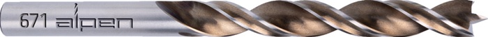 ALPEN Spiralbohrer Ø 1 mm Gesamtlänge 34 mm - Vorteilspack